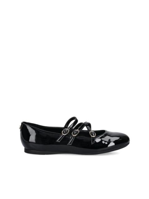 buckle-fastening ballet flats