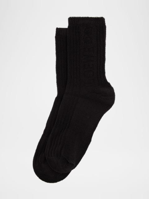 French Terry Crew Socks