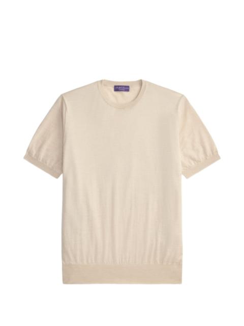 short sleeve cashmere T-shirt