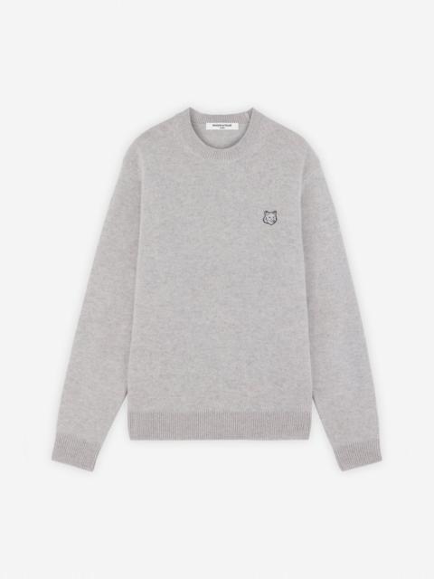 BOLD FOX HEAD PATCH REGULAR JUMPER IN LAMBSWOOL