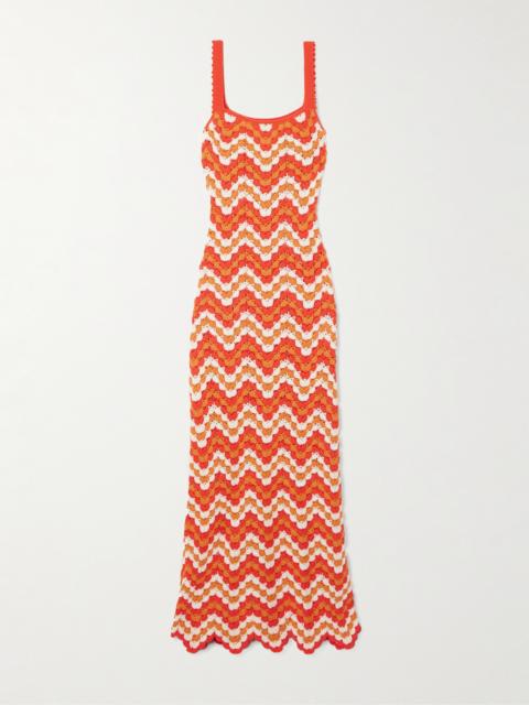 Marea Crocheted Cotton Maxi Dress