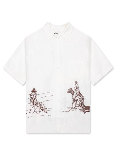 REMEMBER ME CAMP SHIRT - IVORY