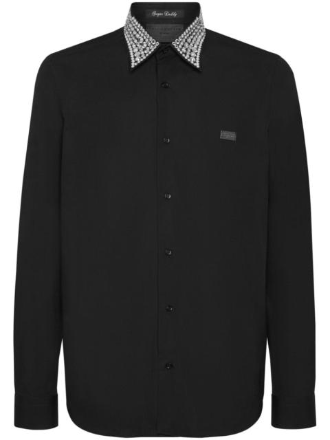 Sugar Daddy crystal-embellished shirt