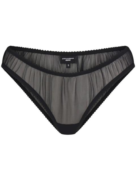 SKIMS x Dolce&Gabbana Skims Romance Bikini Onyx