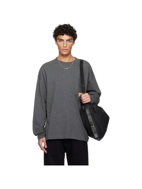 Gray Holiday Classic Long Sleeve T-shirt