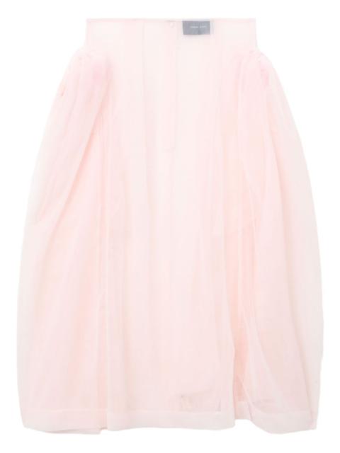 sheer skirt