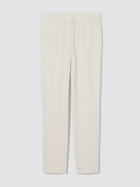 Washable Stretch Crepe Slim Pant