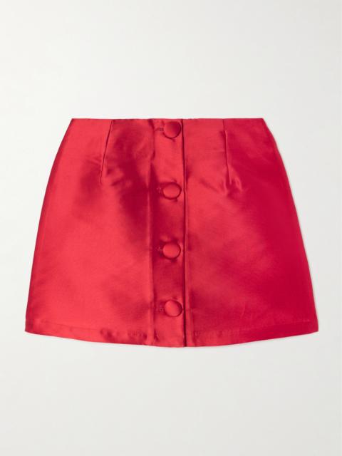 Lucio Taffeta Mini Skirt
