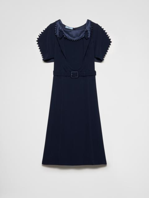 Satin crepe dress