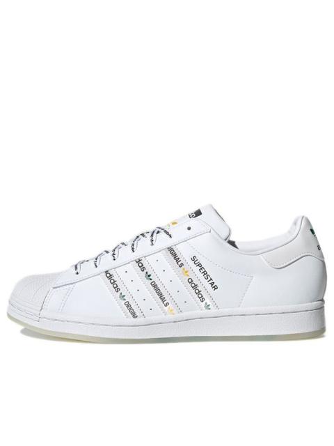 adidas Originals Superstar Shoes 'White Black Yellow' GX2990