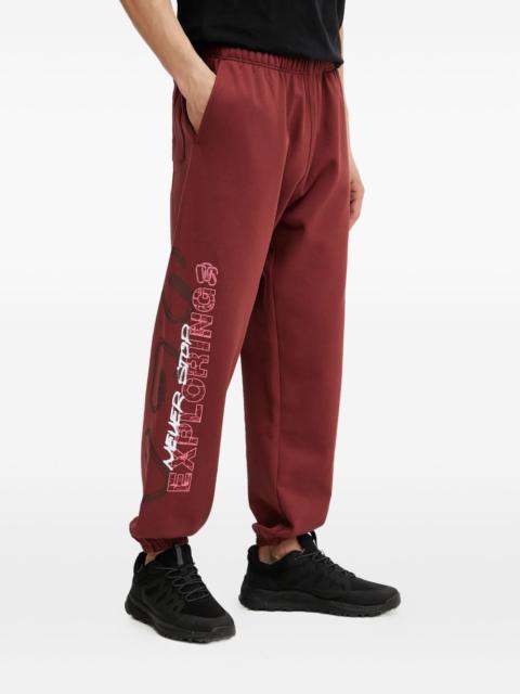logo print trousers