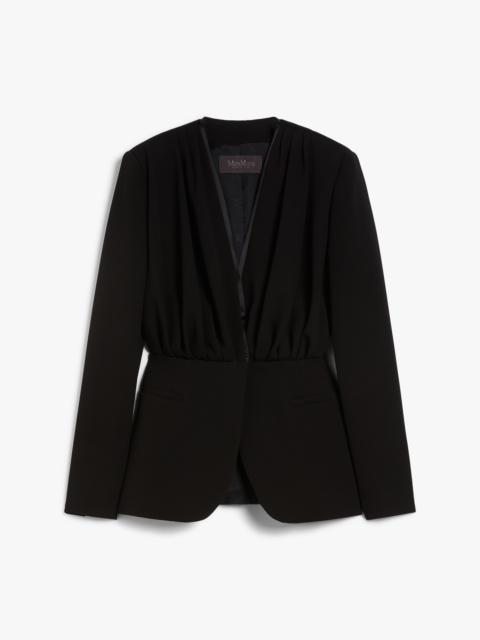 GRADI Draped crêpe jacket