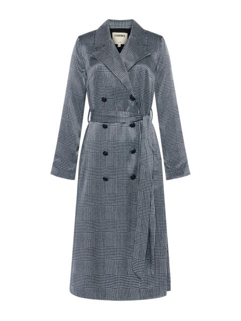 Moda Satin Trench Coat