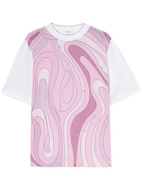 Marmo-print t-shirt
