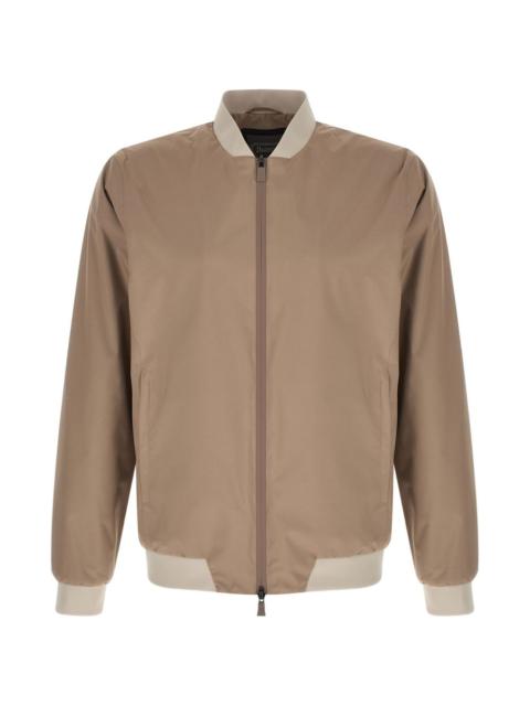 zip-up bomber jacket