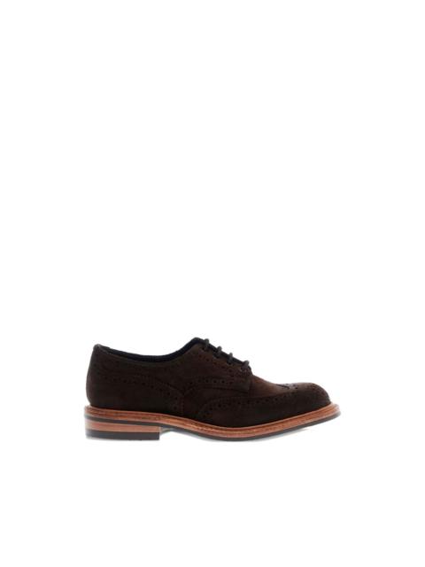 Bourton suede derby shoes