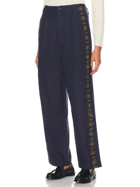 Deco Collage Trouser