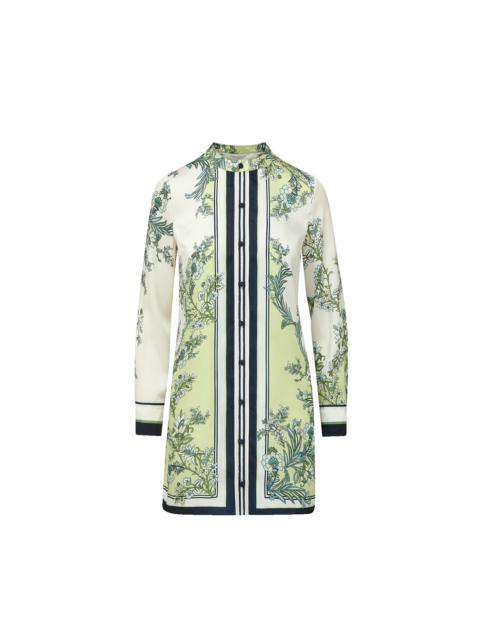 CARSTOWE SCARF-PRINT MINI DRESS