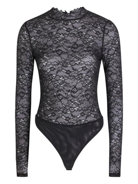 lace long-sleeve bodysuit