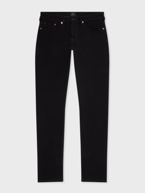 Tapered-Fit 'Organic Black Stretch' Jeans