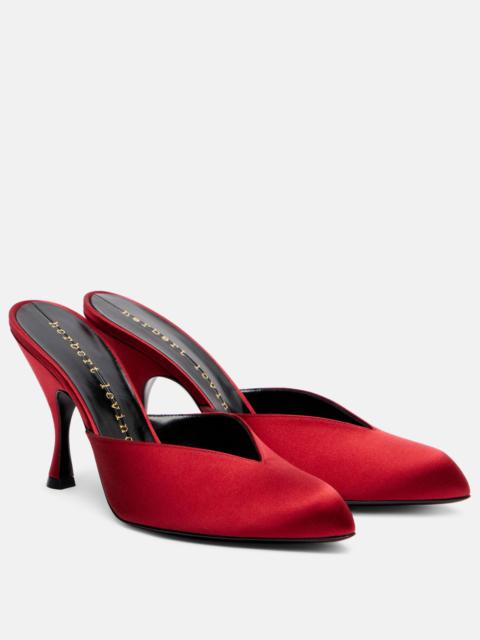 Sitting Pretty 95 satin mules