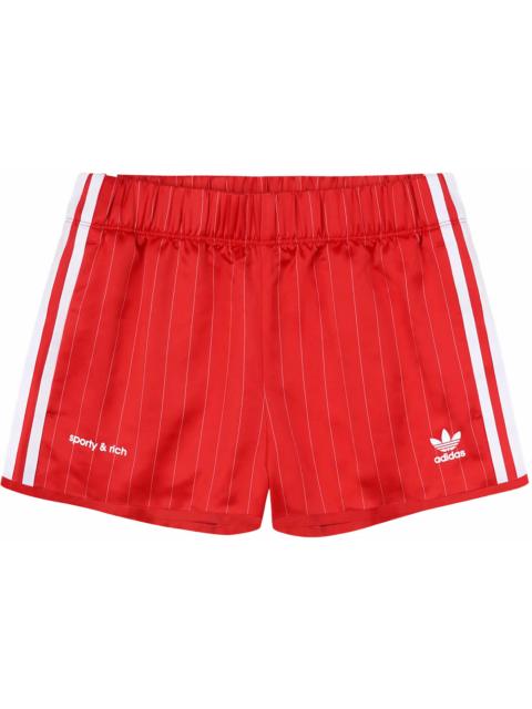 adidas x Sporty & Rich Track Short Sports Red/White