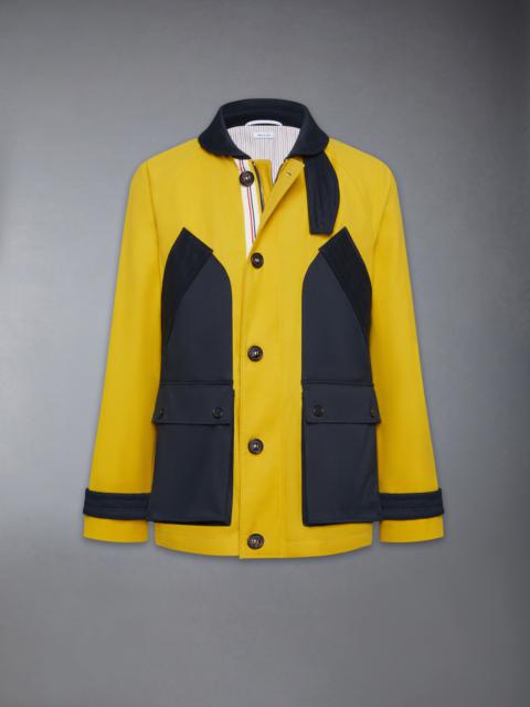 CROPPED SHAWL COLLAR FIELD JACKET