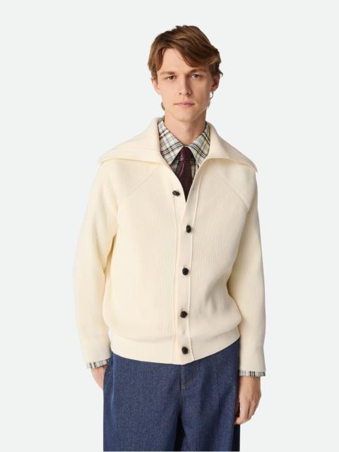 Cotton English Rib Cardigan