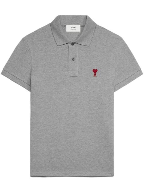 logo-embroidered cotton polo shirt