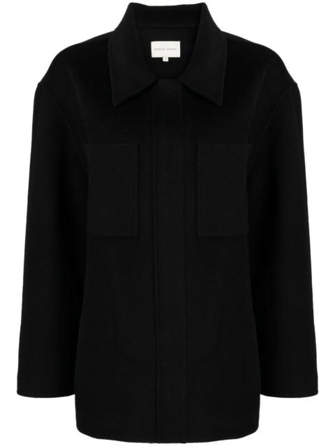 cashmere buttoned jacket