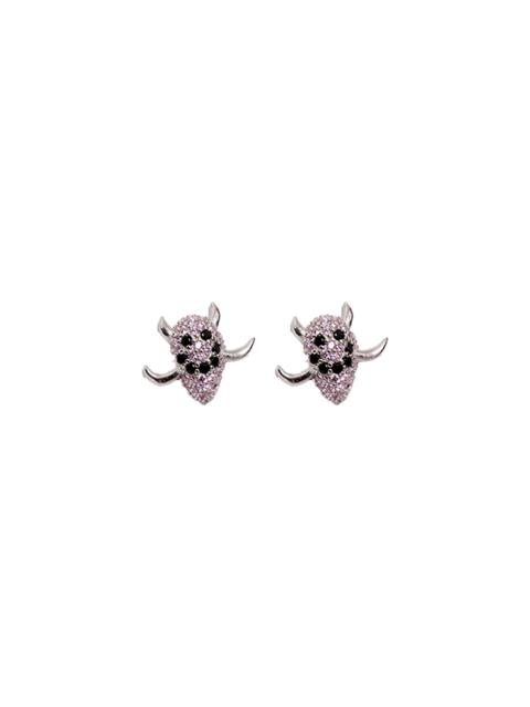 LIGHT ROSE SPIKE MONSTER STUDS