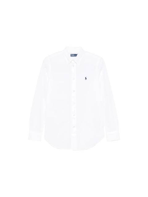 Polo Ralph Lauren 60/1 Stretch Poplin-Ls Brkn Shirt White