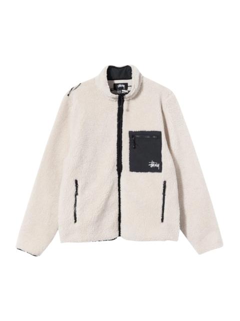 Stussy Venus Jacquard Sherpa Jacket 'Natural'