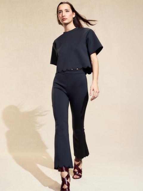 Ella Bonded Scallop Pant