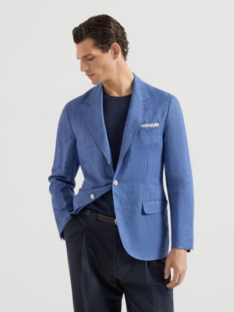 Délavé linen deconstructed blazer