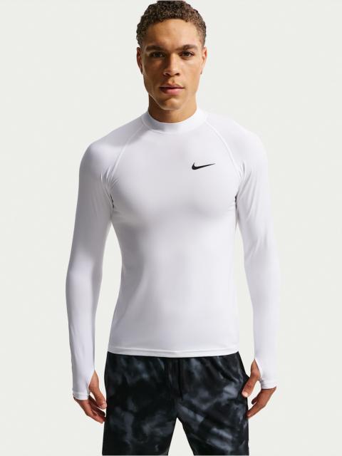 Nike Swim Whitewater Essential Men's Dri-FIT UV Long Sleeve Rashguard Top