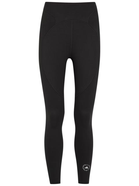 Adidas X Stella Mccartney 7/8 Stretch-jersey Cropped Leggings