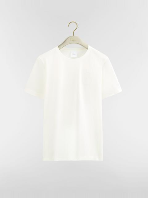 Fitted Dior Médaillon Embroidered T-shirt