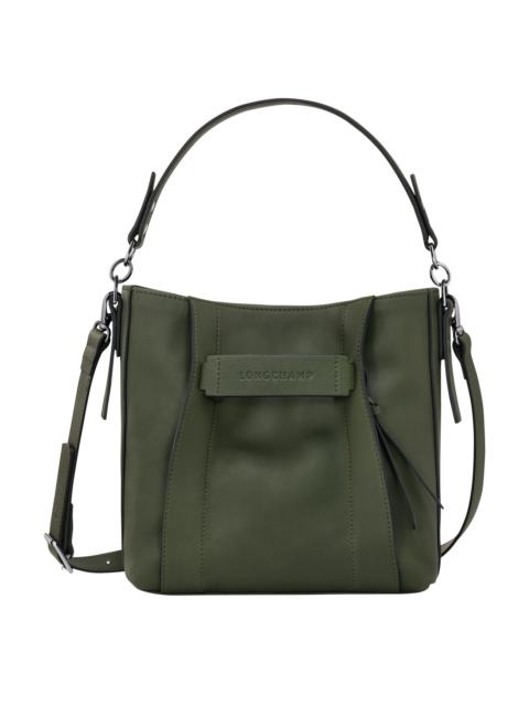 Longchamp 3D S Crossbody bag Khaki - Leather