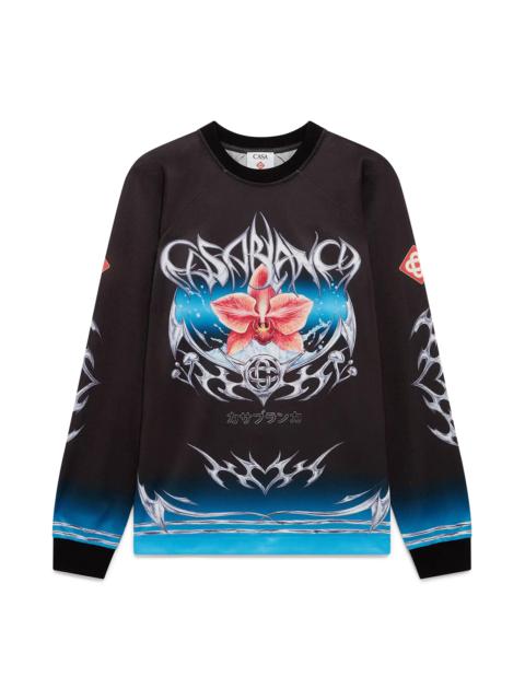 Blade Long Sleeve Football Jersey | Casablanca Paris