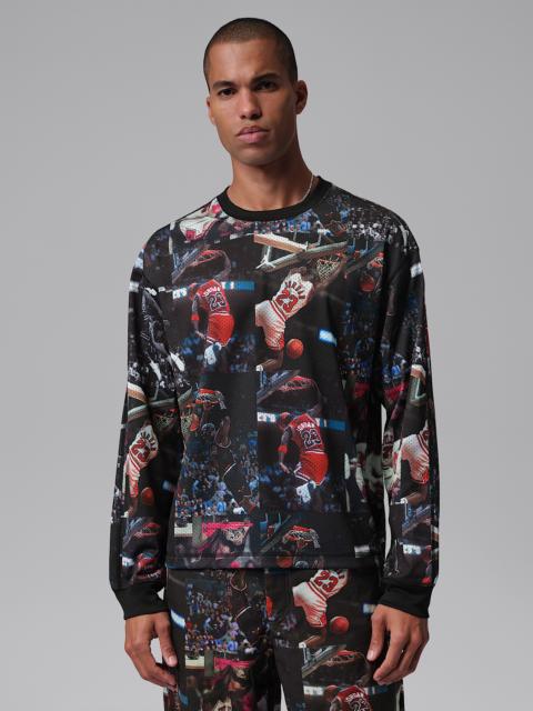 Jordan Flight Men's Printed Long-Sleeve Jersey