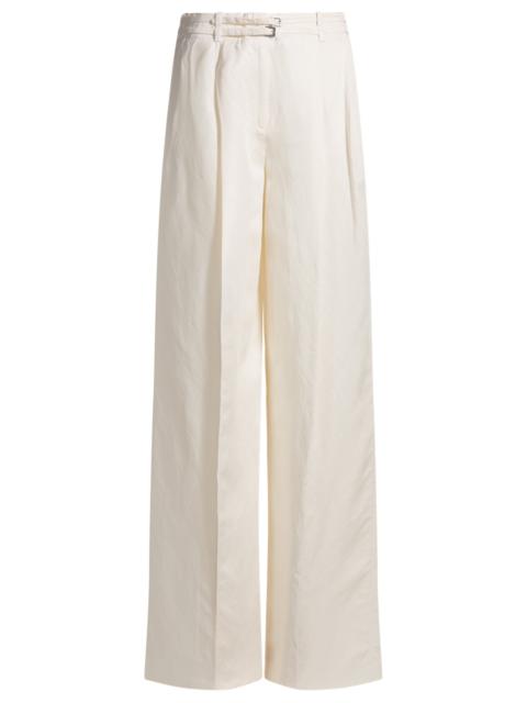 RELAXED-FIT TROUSERS WITH WIDE LEG