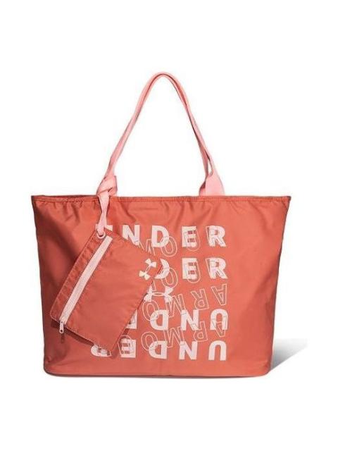 (WMNS) Under Armour Big Wordmark 2.0 Tote Bag 'Orange' 1292112-873