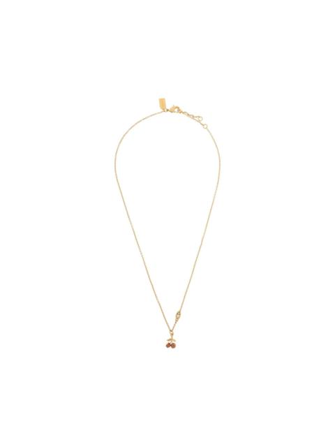 cherry pendant necklace