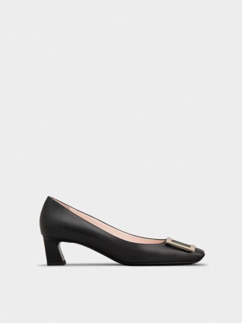 Trompette Metal Buckle Pumps in Nappa Leather