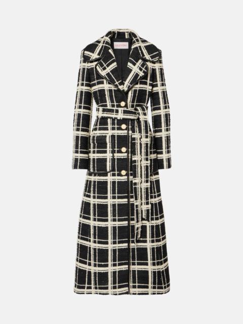 Mossi wool-blend tweed coat