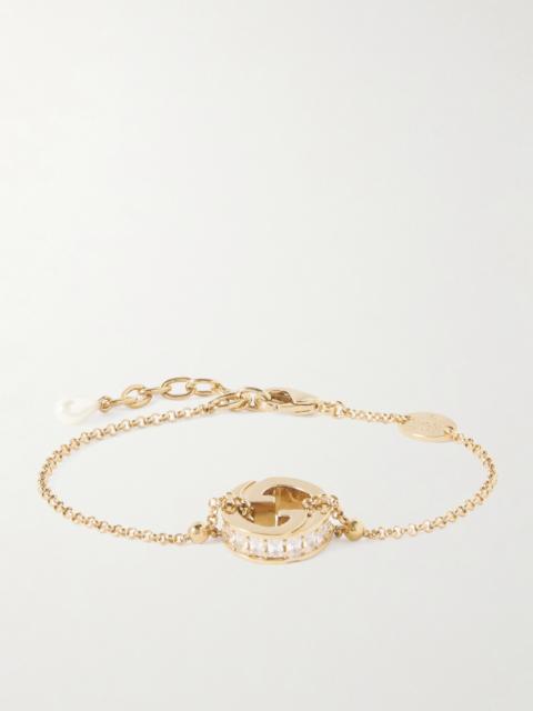 Blondie Gold-tone Crystal Bracelet