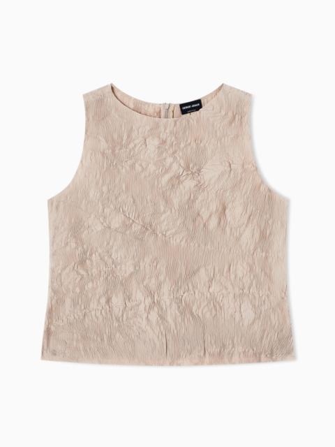 MICRO PLEATED TOP