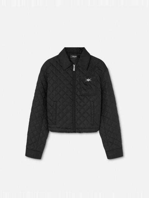 Quilted Crop Blouson Jacket