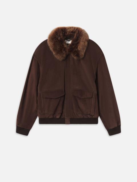 The Suede Oversized Jacket